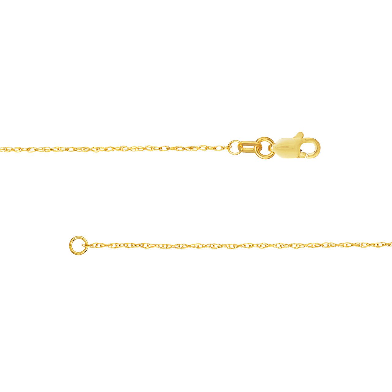 Baguette & Gold Chain Necklace | Dainty Layered Gold Choker – Two of Most