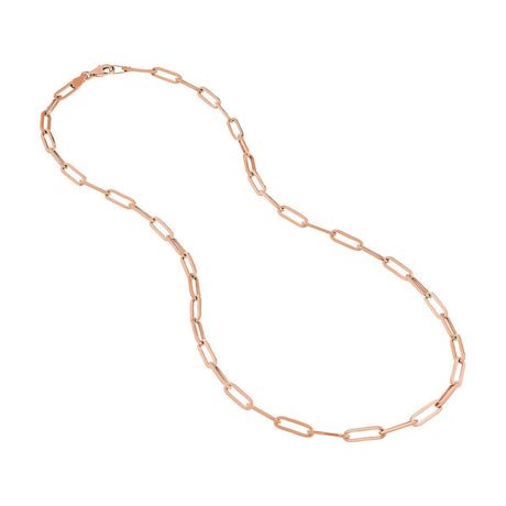 Paperclip Chain Lock Layering Necklace