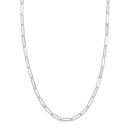 Zales Men's Solid Sterling Silver Figaro Chain Necklace