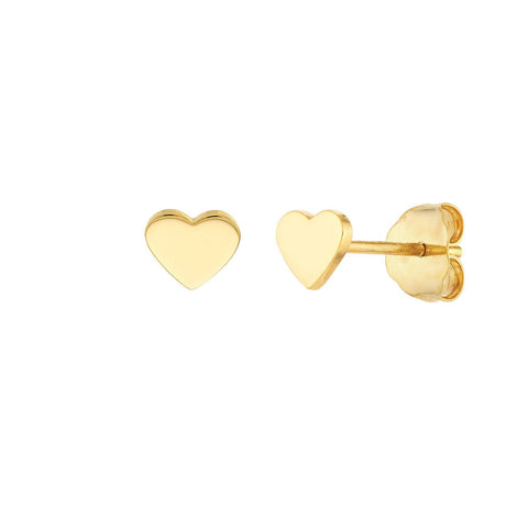 14K Gold Earring Posts With Cup (2) – Estate Beads & Jewelry