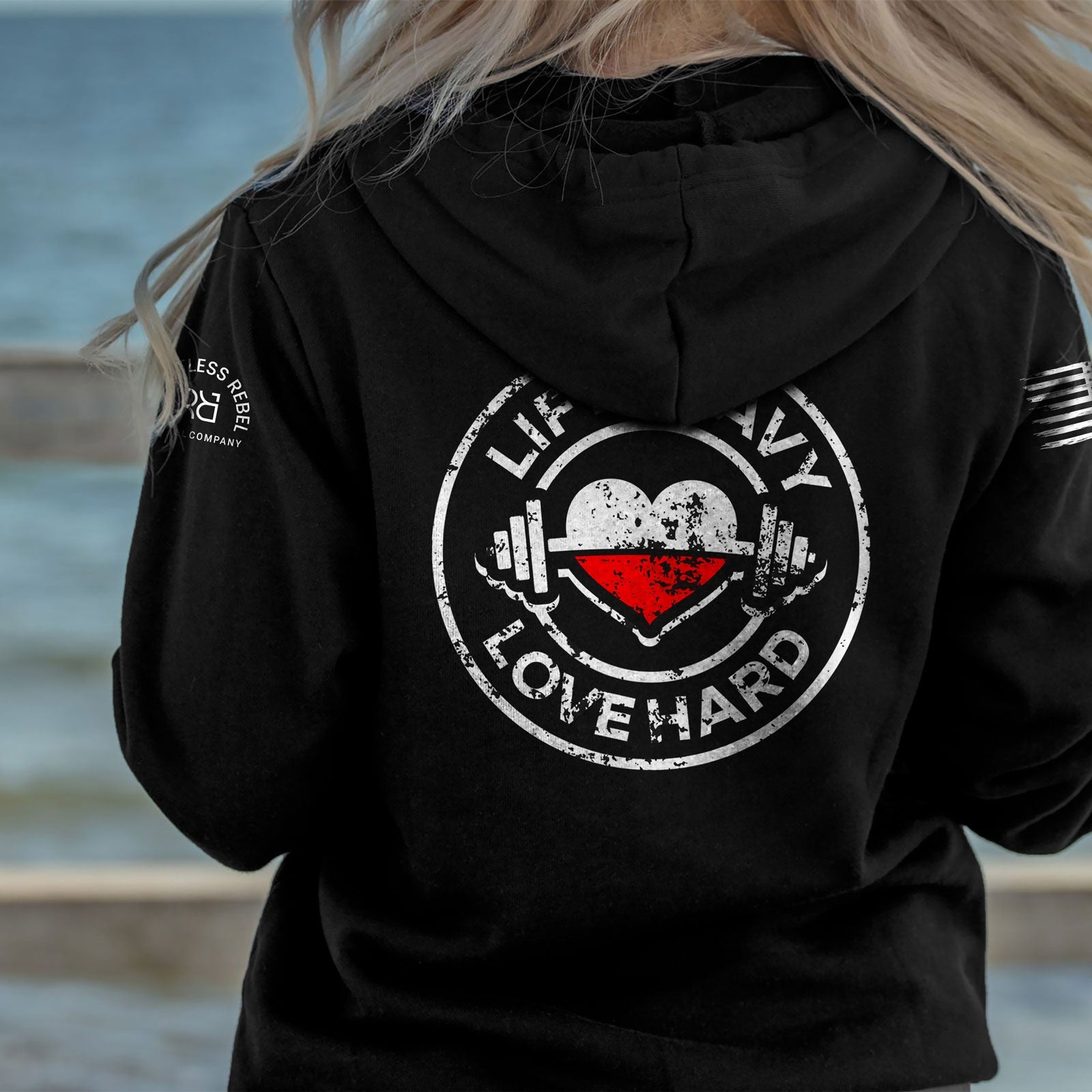 Lift Heavy - Love Hard | C | Women's Hoodie