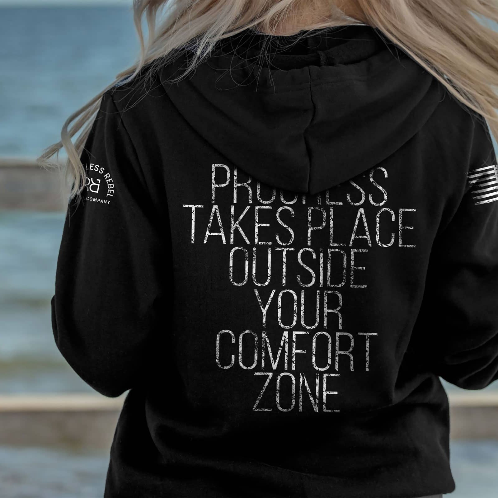 Progress Takes Place Outside Your Comfort Zone | Women's Hoodie