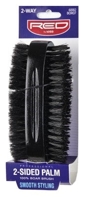 Red by Kiss Professional Boar Brush Hard Bristles