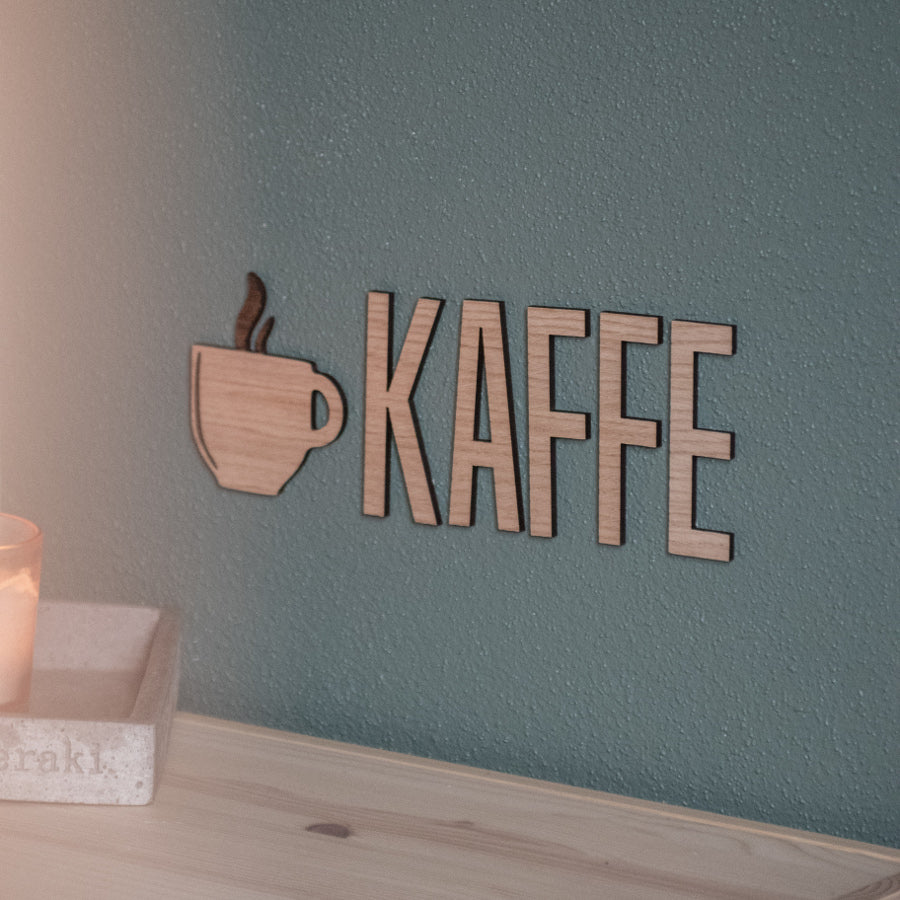 Billede af KAFFE DEKORATION INKL. KAFFEKOP - Køkken - Living Nature