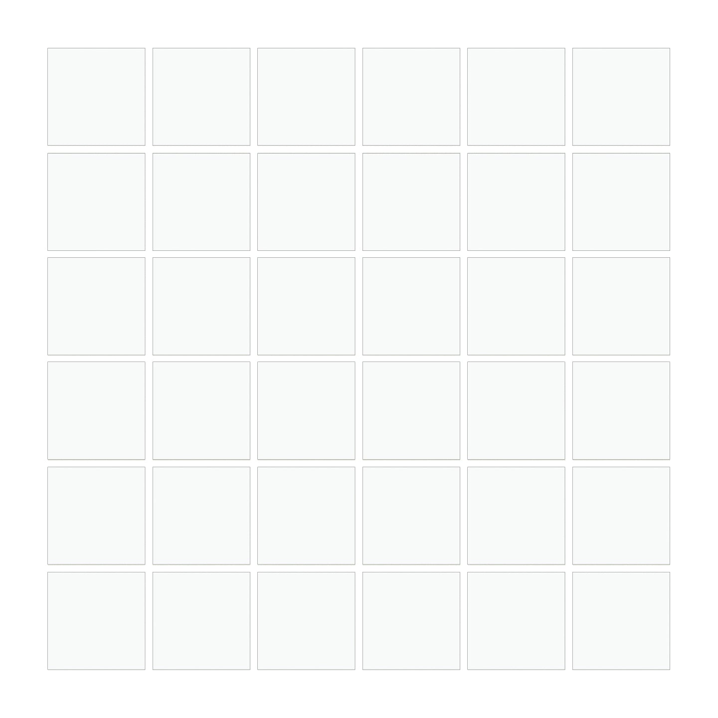 White 2″ x 2″ Matte Mosaic Tile