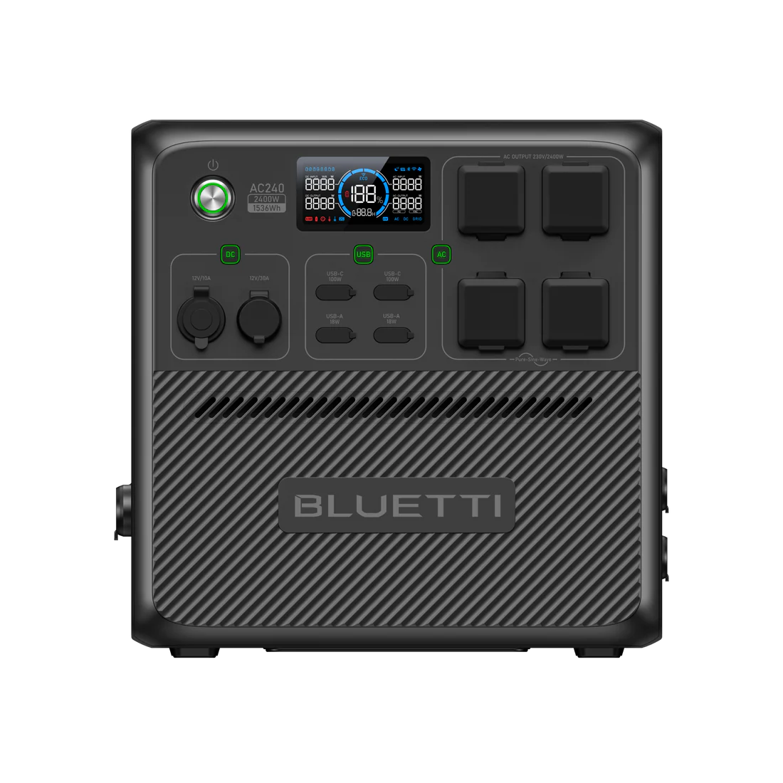 Bluetti AC240P Station Électrique IP65 | 2400W 1843Wh