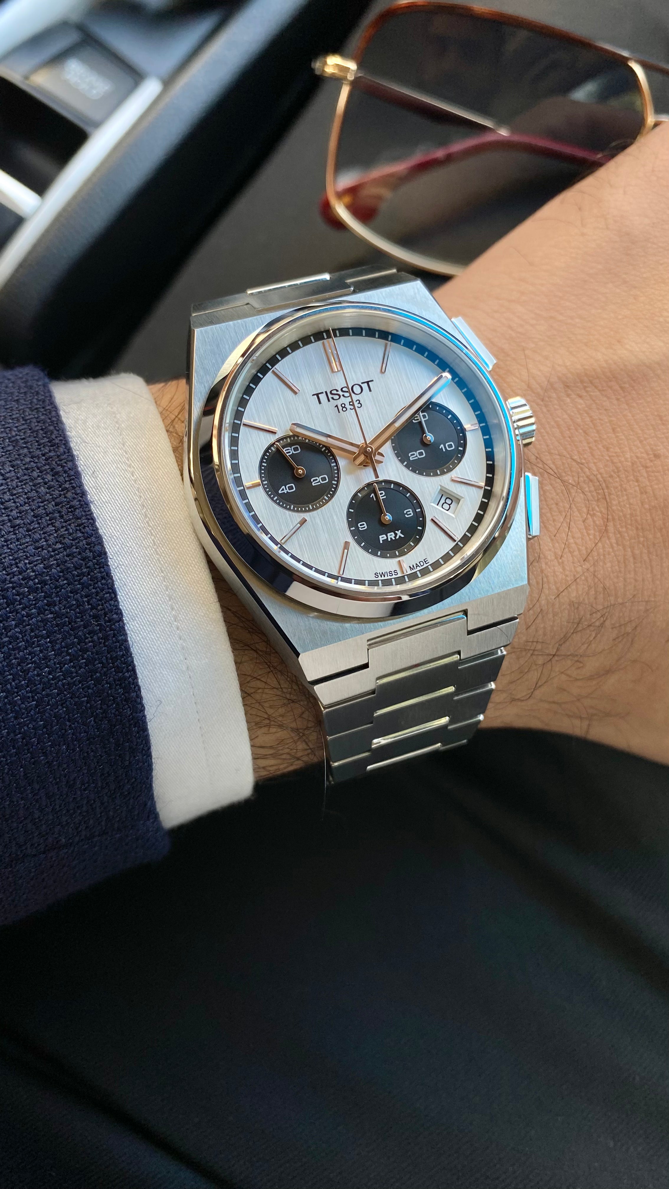 Tissot Prx Automatic chronograph Panda – Watch Club Pakistan