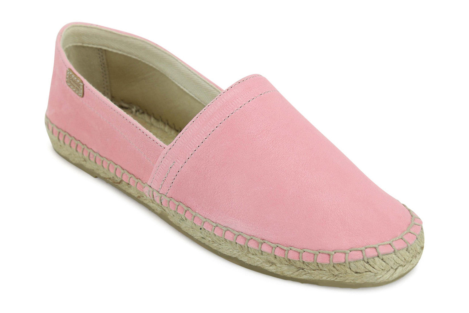 Castell Women's Orchid Pink Leather Espadrilles - THE AVARCA STORE