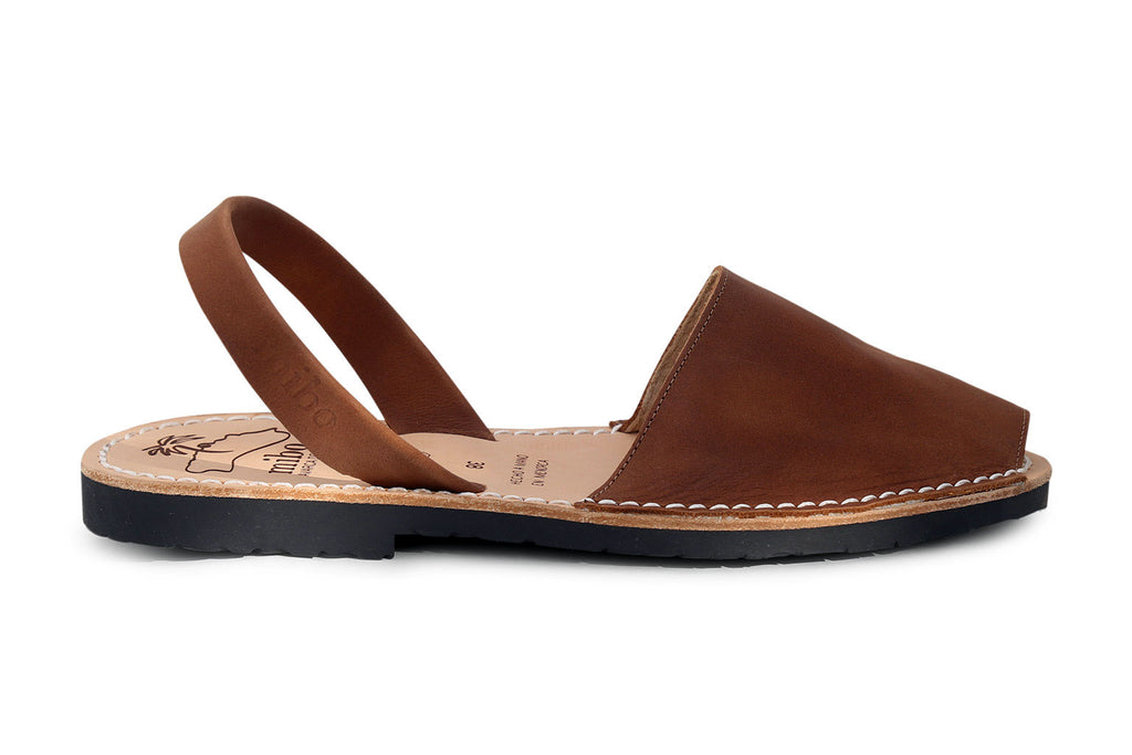 Mibo Avarcas Women's Leopard Faux Print Leather Slingback Sandals - THE ...
