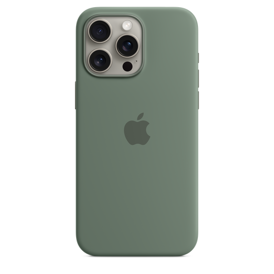 iPhone 15 Pro Max Silicone Case with MagSafe - Guava – Aleph ألف