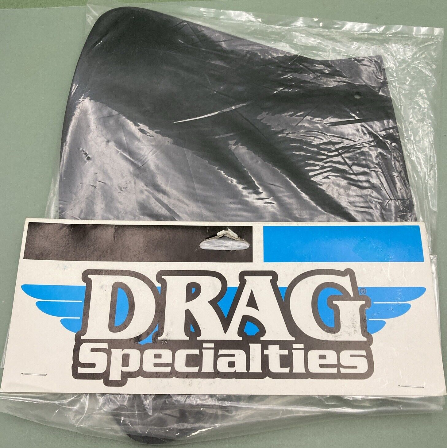 NEW DRAG SPECIALTIES DS393701 LARGE MUD FLAP WITH MOUNTING HARDWARE