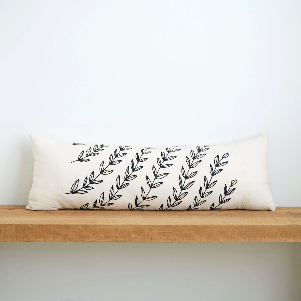 Loloi White 13x35 Rectangular Throw Pillow