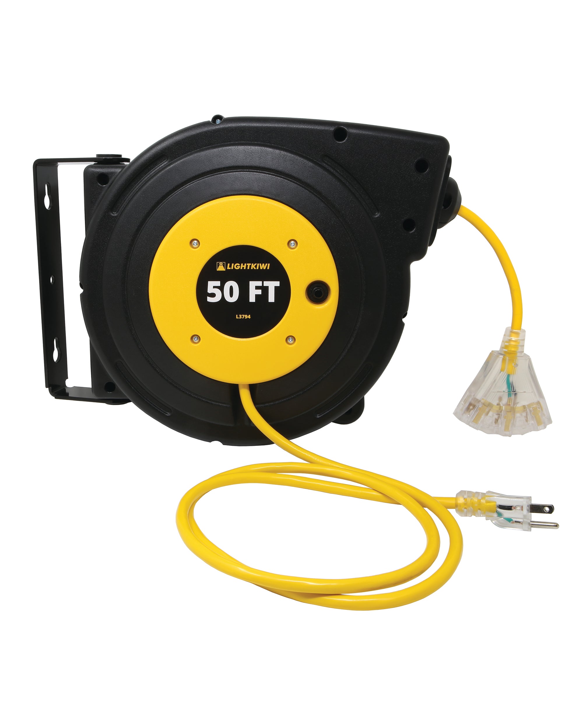 30 ft Retractable Extension Cord Reel