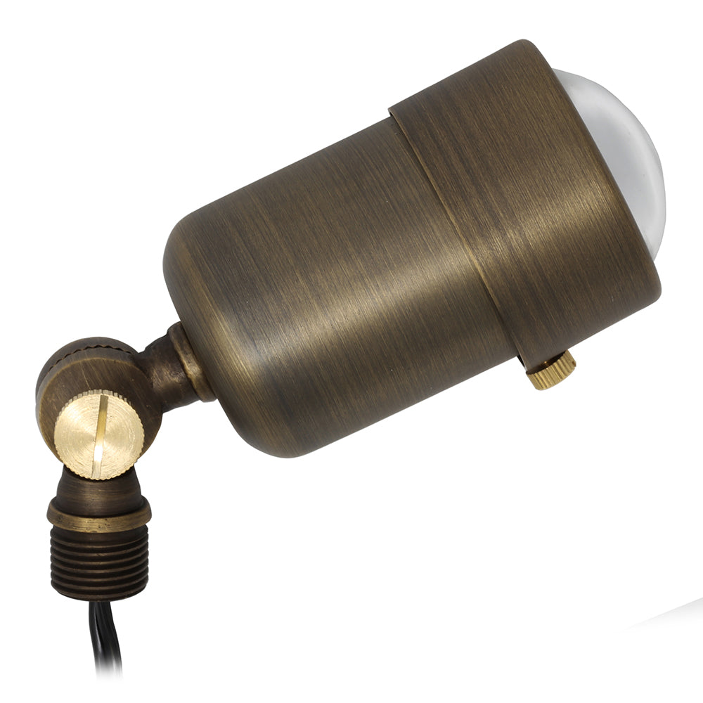 Lightkiwi H9917 Splendid Flood Light & Wall Wash for Landscape Lighting, Brass (Light Bulb Not Included)