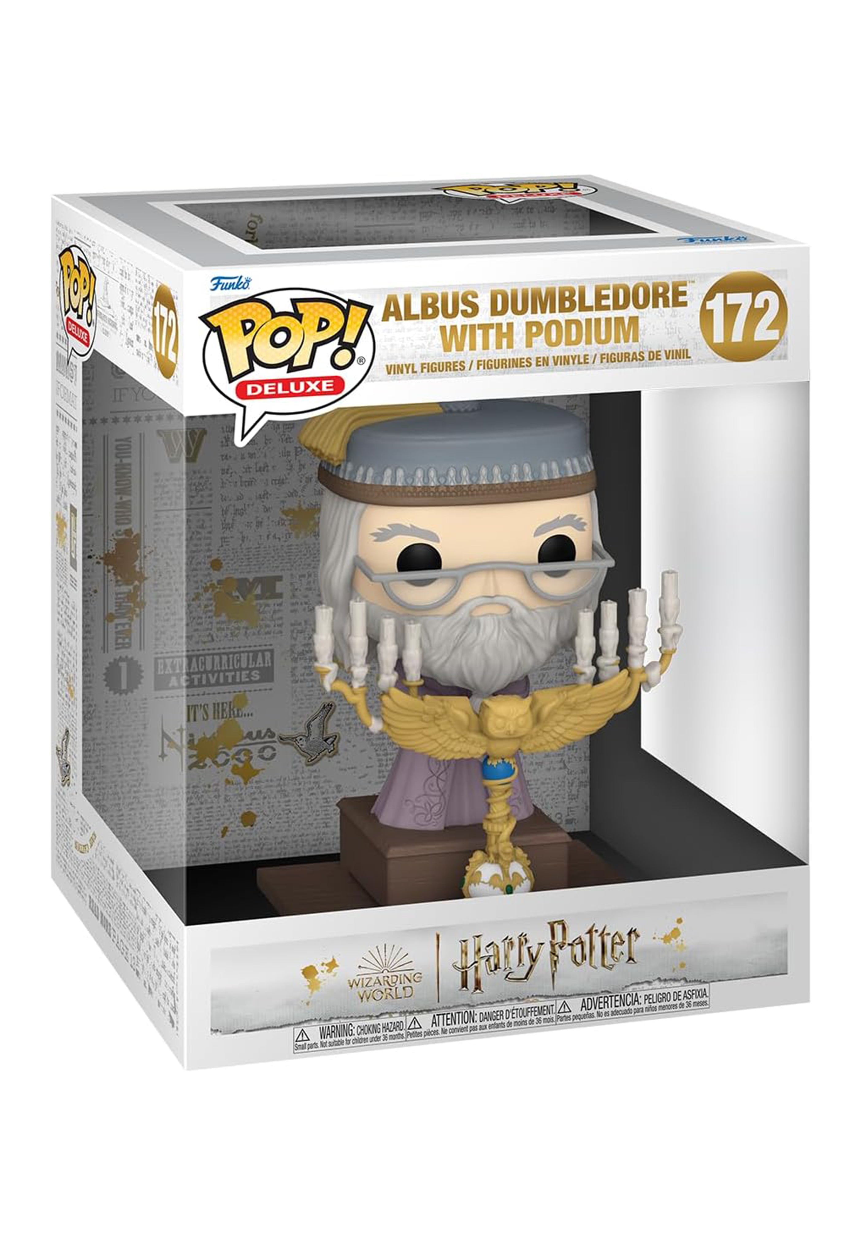 Harry Potter - Dumbledore w/Podium POP! Deluxe - Funko Pop - Mehrfarbig - Onesize - 100% PVC,Synthetik