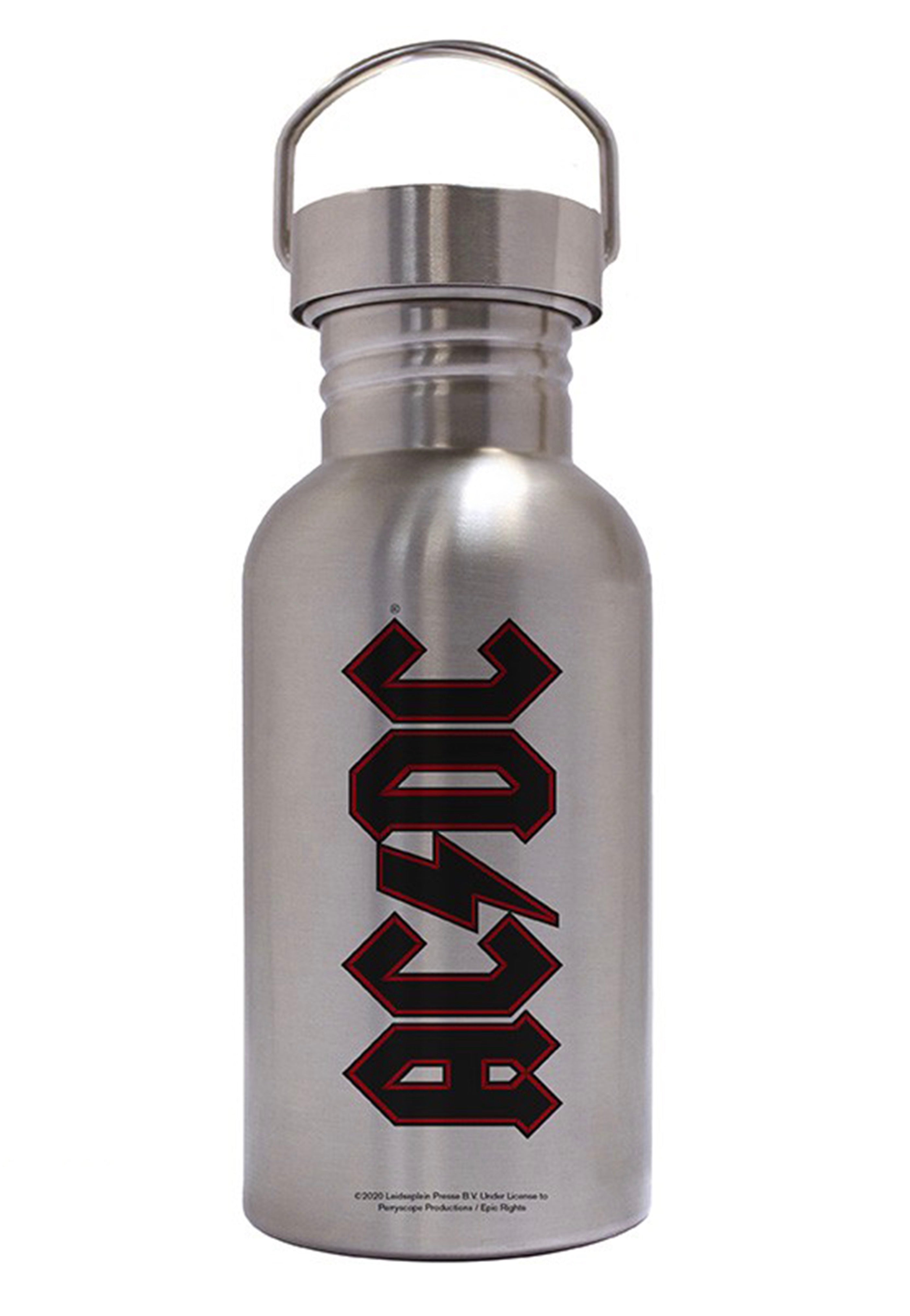 AC/DC - Eco Bottle - Flasche - Grau - Onesize - Rostfreier Stahl