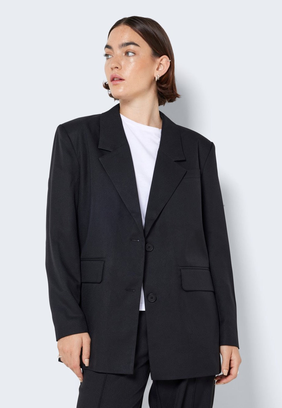 Noisy May - Milla Black - Blazer - Schwarz - S - 100% Polyester,Vlies