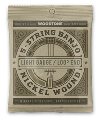woodtone banjo strings light gauge
