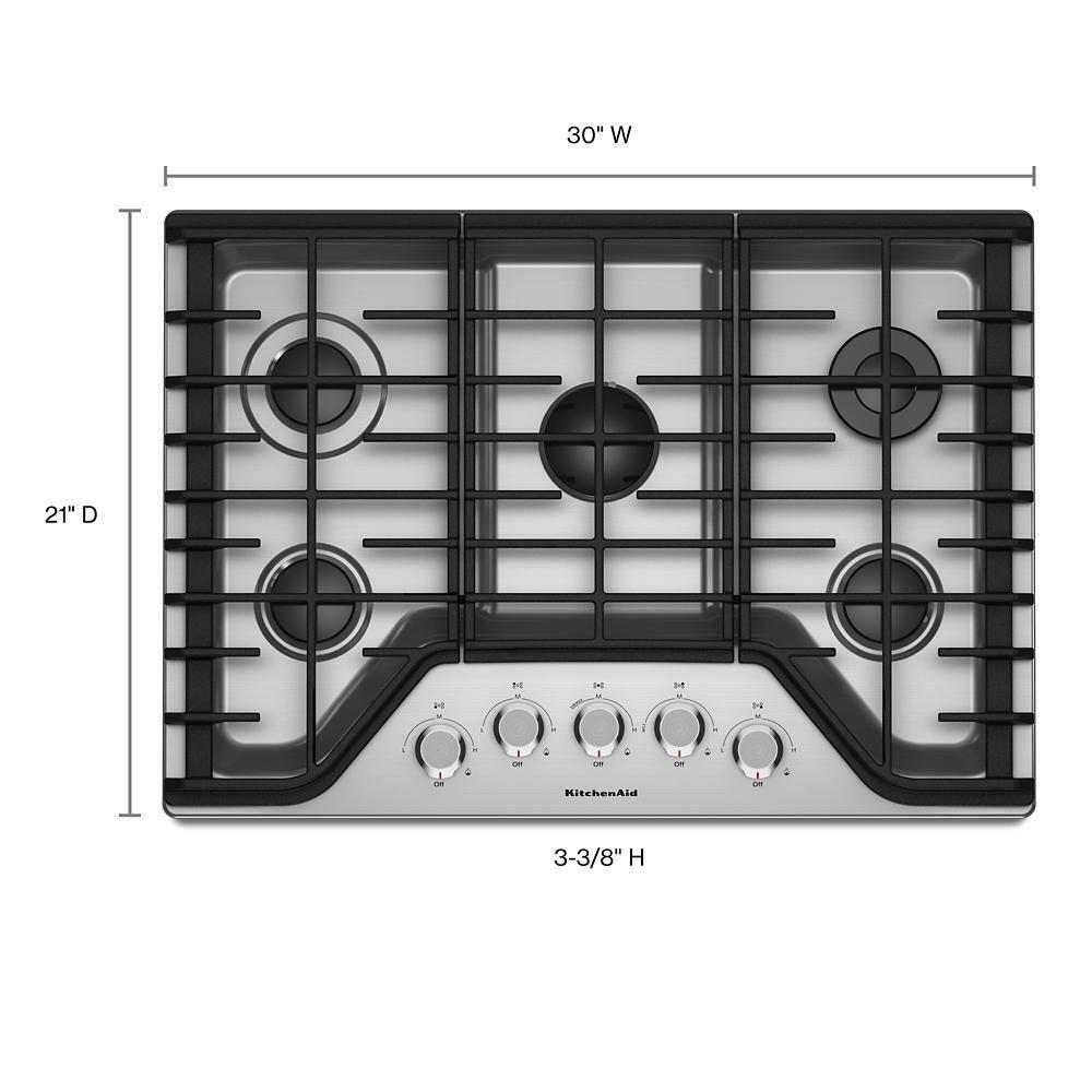 CTG30500SS by Blomberg Appliances - 30in gas cooktop, 5 burner