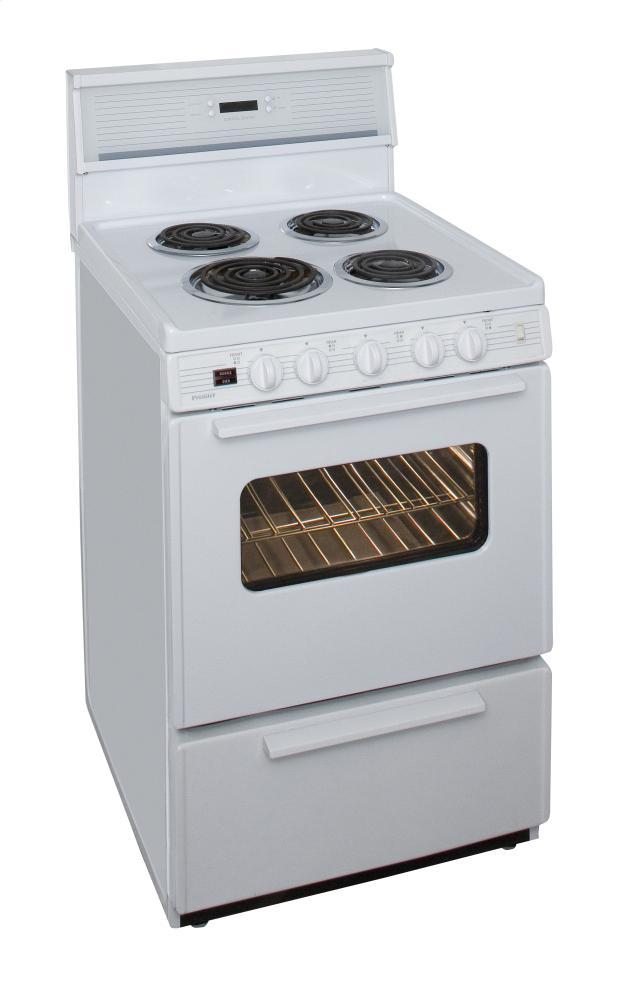 Premier ADA 24 White Electric Range ECK100OP