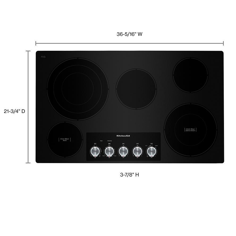 KitchenAid - KGCU463VSS - 36-Inch 4 Burner with Griddle, Gas Rangetop,  Commercial-Style-KGCU463VSS