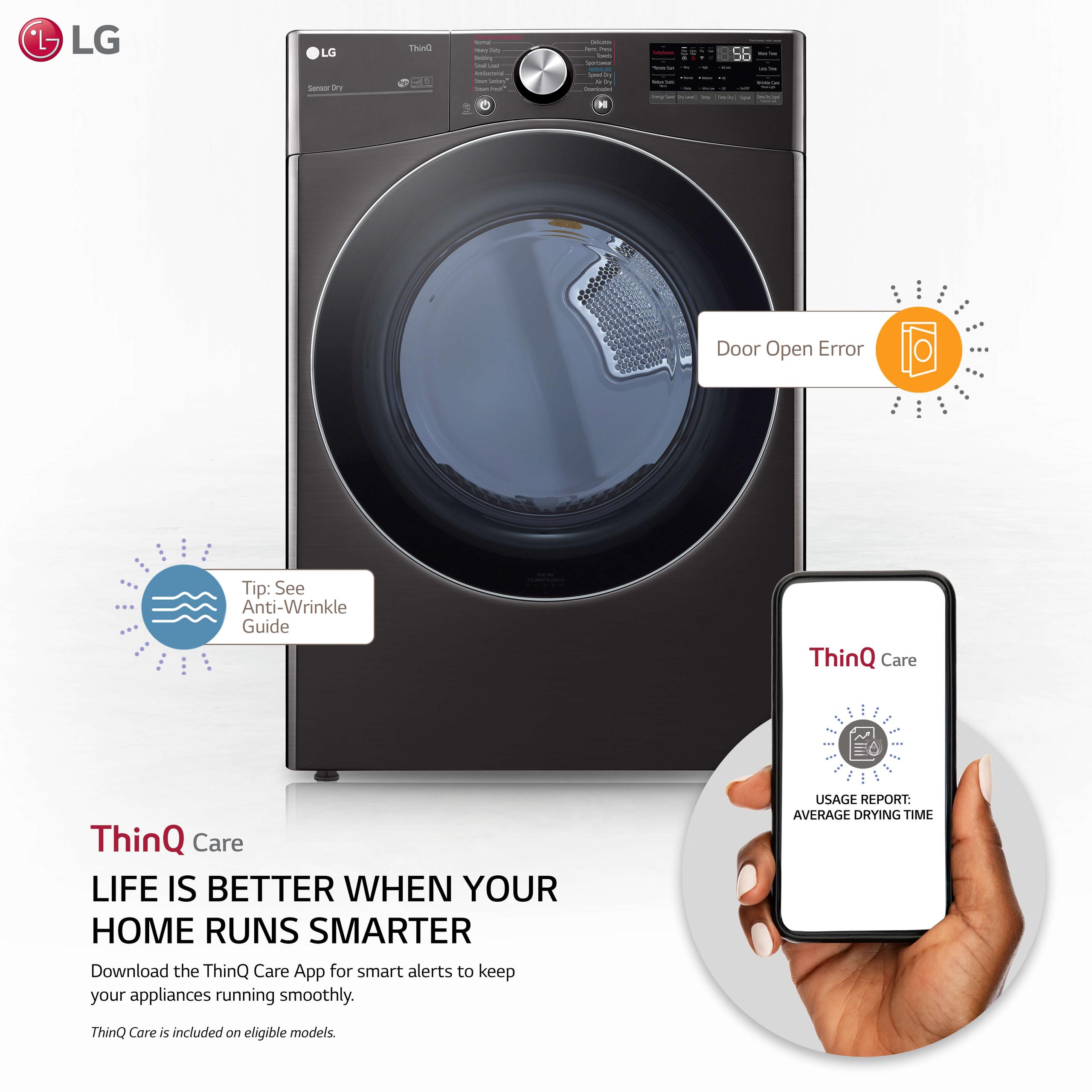 LG Styler Smart Wi-Fi Enabled Steam Closet with TrueSteam Technology and Exclusive Moving Hangers