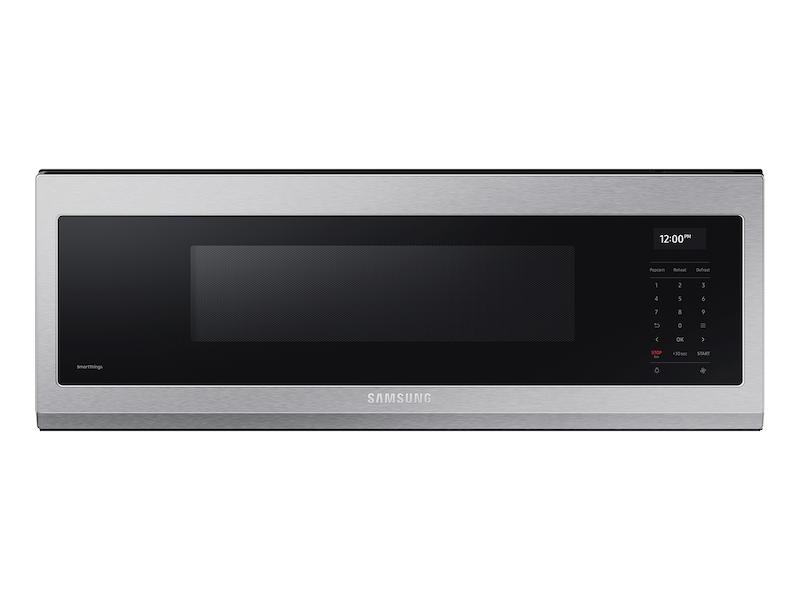 Samsung Bespoke 1.1 Cu. ft. White Glass Over The Range Microwave