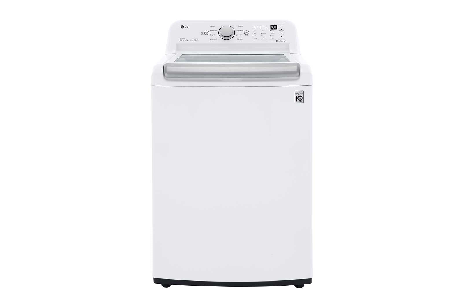 WT6105CW by LG - 4.1 cu. ft. Top Load Washer with 4-Way Agitator® and  TurboDrum™ Technology