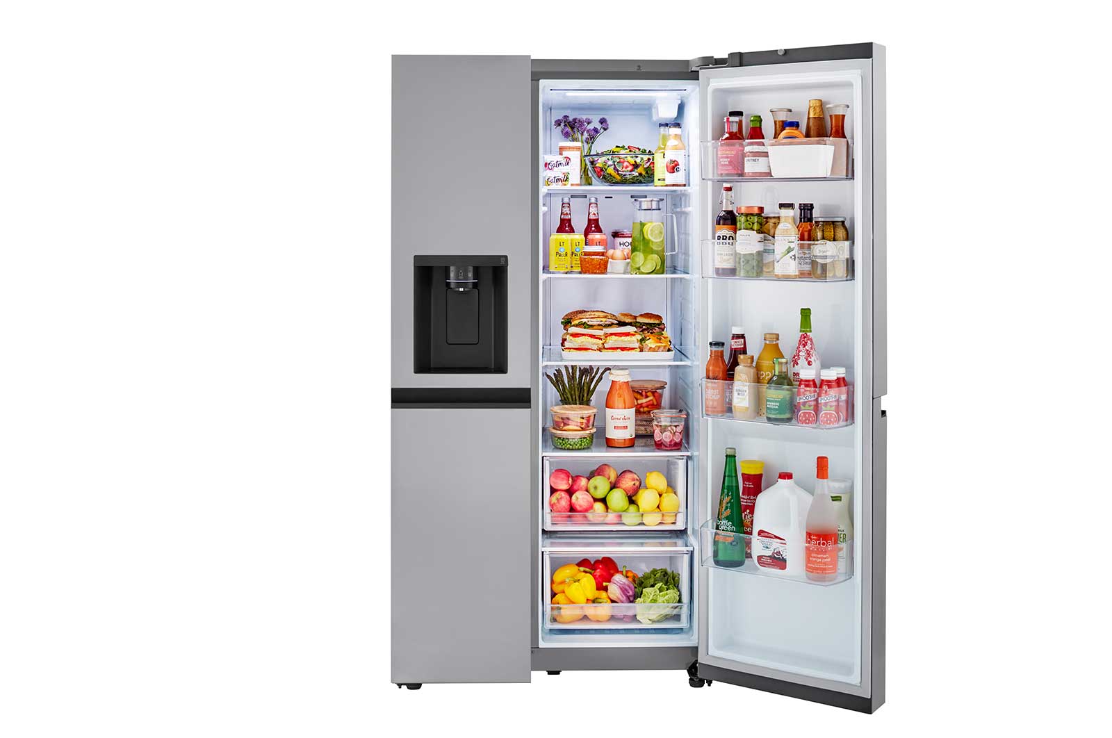 LG LRSWS2806S 28 Cu.Ft. Capacity Side-By-Side Refrigerator