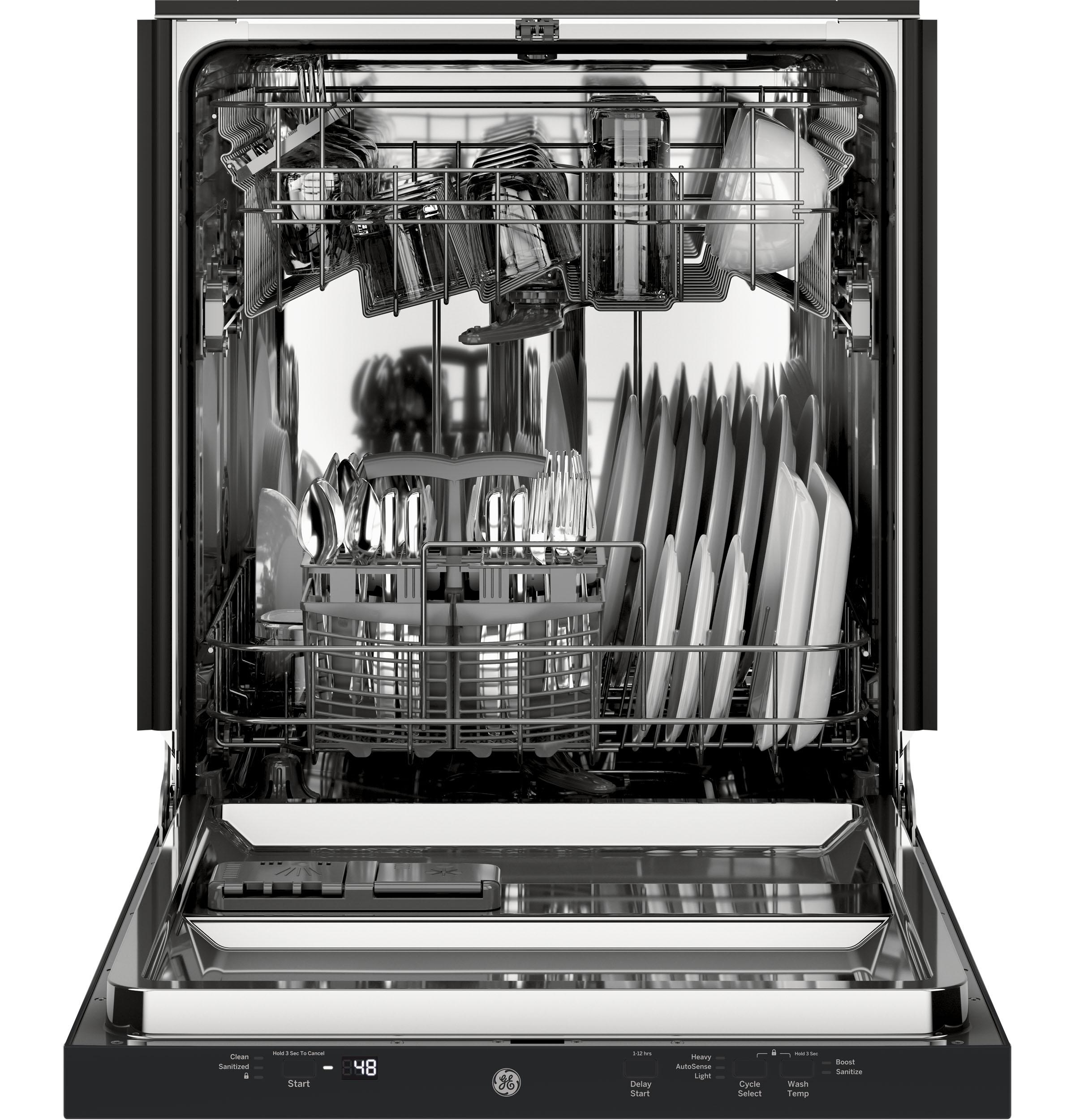 GE® ENERGY STAR® Top Control with Plastic Interior Dishwasher with Sanitize  Cycle & Dry Boost