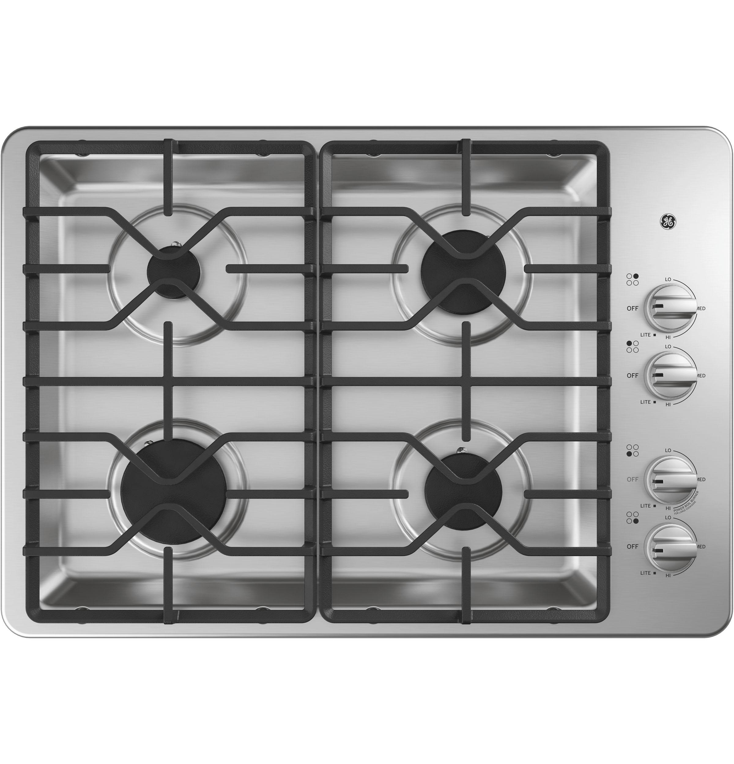 Bertazzoni PM361IGX 36 Inch Segmented Gas/Induction Cooktop with 2 Induction  Zones, 18,000 BTU Brass Power Sealed Burner, Electric Griddle and  Electronic Ignition: Natural Gas