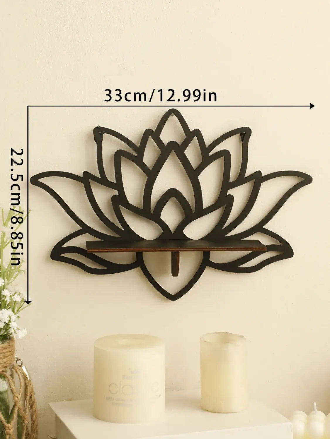 Estante flotante de pared Lotus - Decoración para el hogar de múltiples estilos