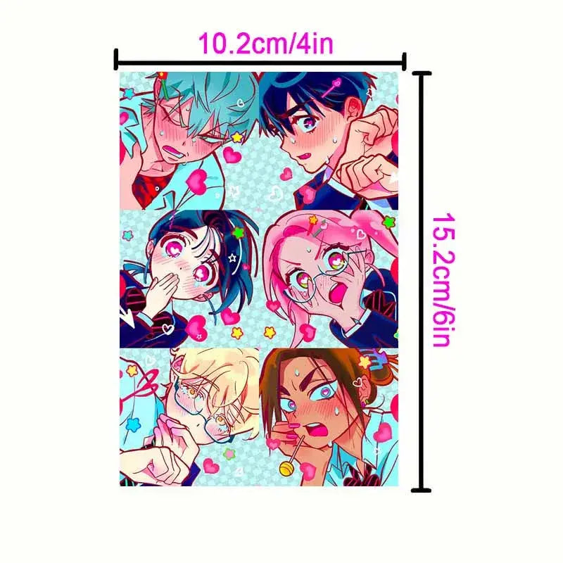 Alien Anime Photo Cards Collage Set