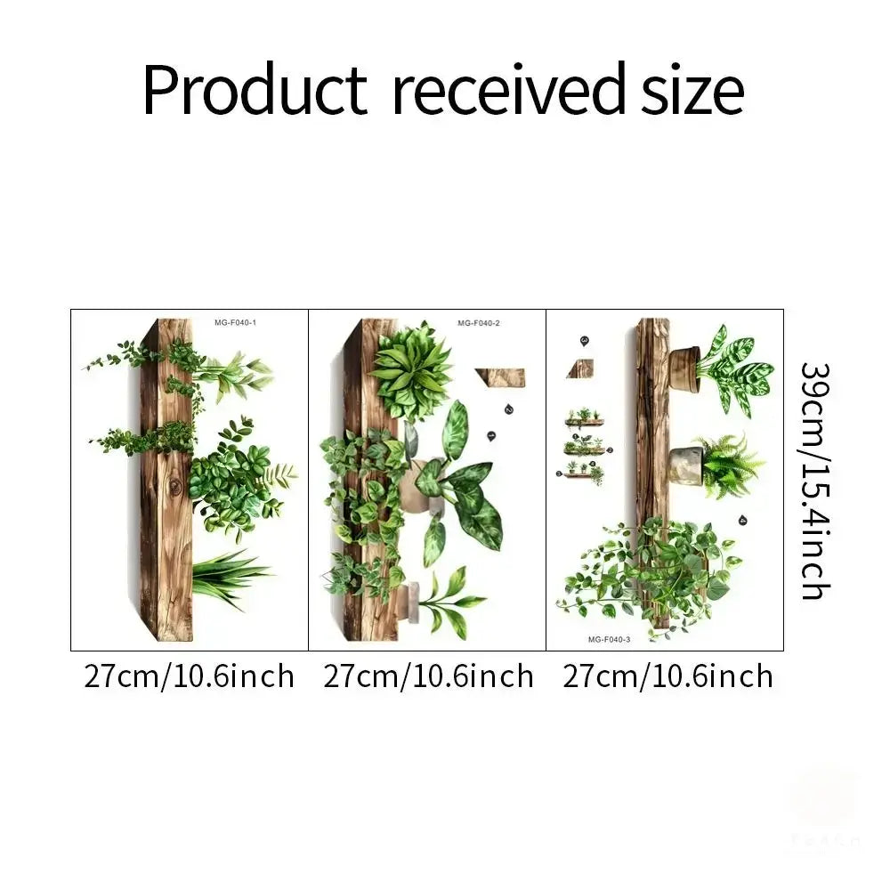 Potted Plant Wall Decals - DIY Home Decoration