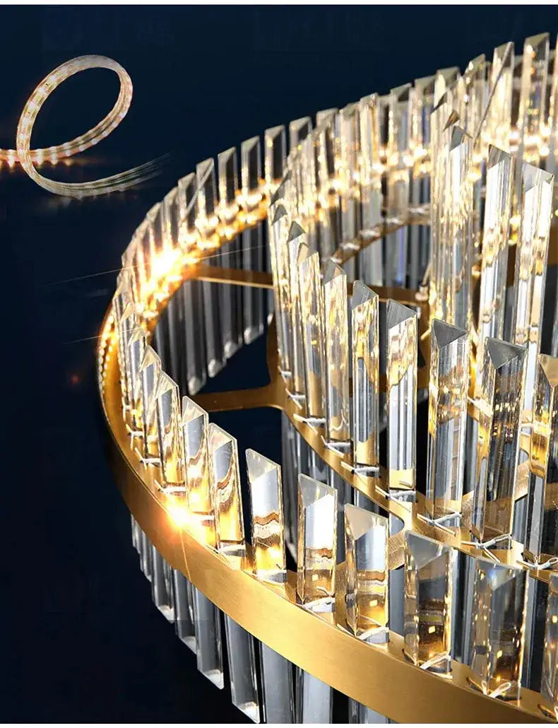 Luxury LED Crystal Chandelier for Home Decor