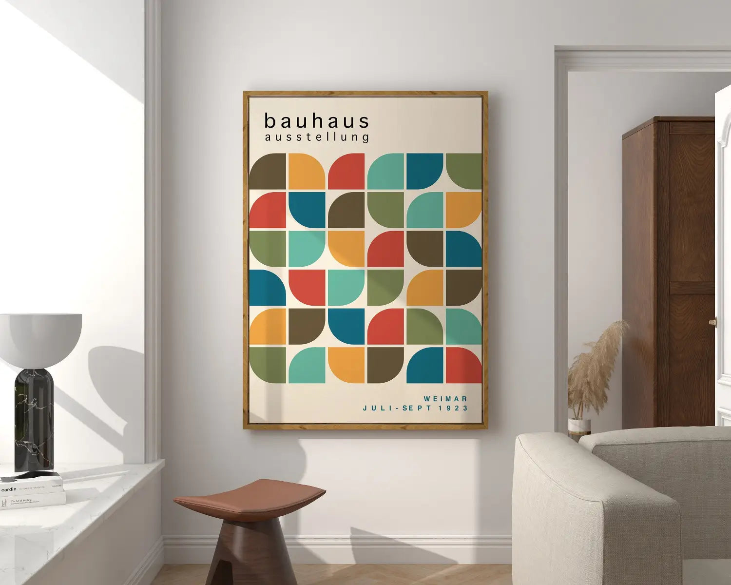 Bright Geometric Wall Art Canvas Print