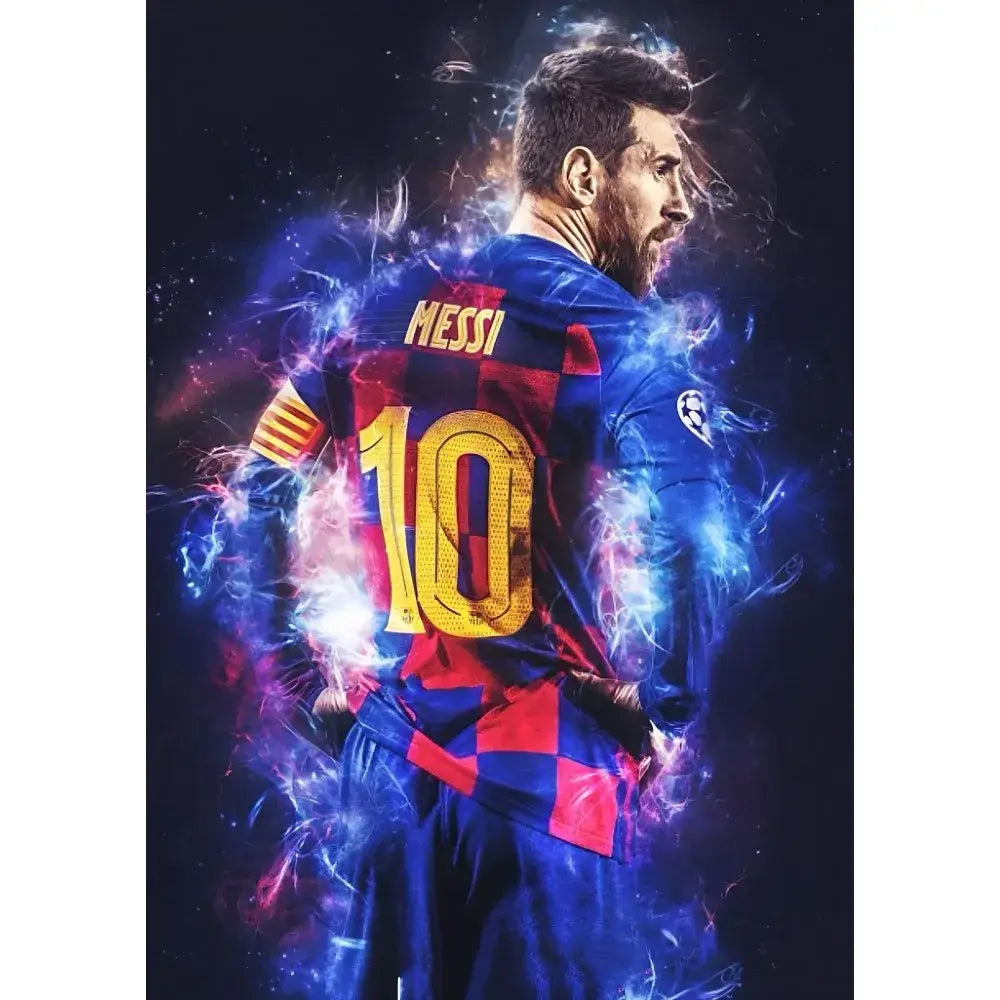 Football Star M-Messi Poster for Home Decor
