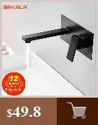 Grifo moderno negro para lavabo de baño