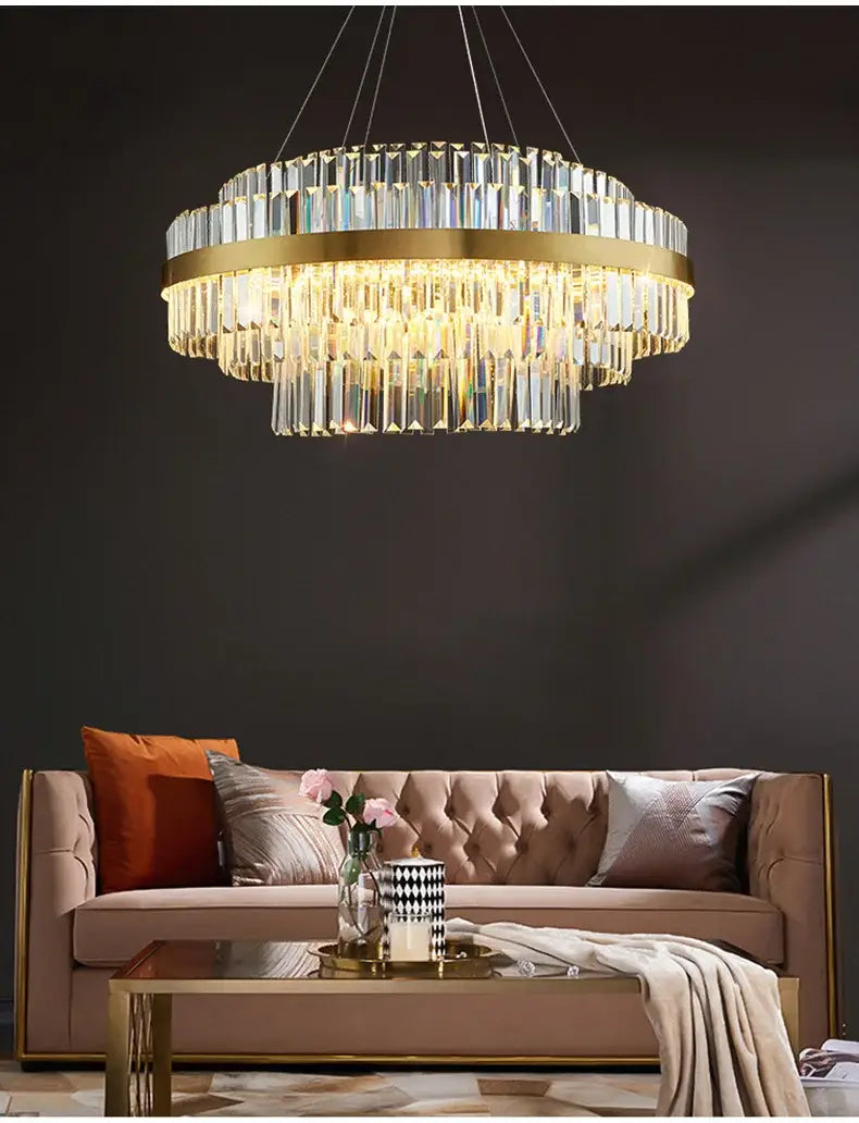 Luxury LED Crystal Chandelier for Home Decor