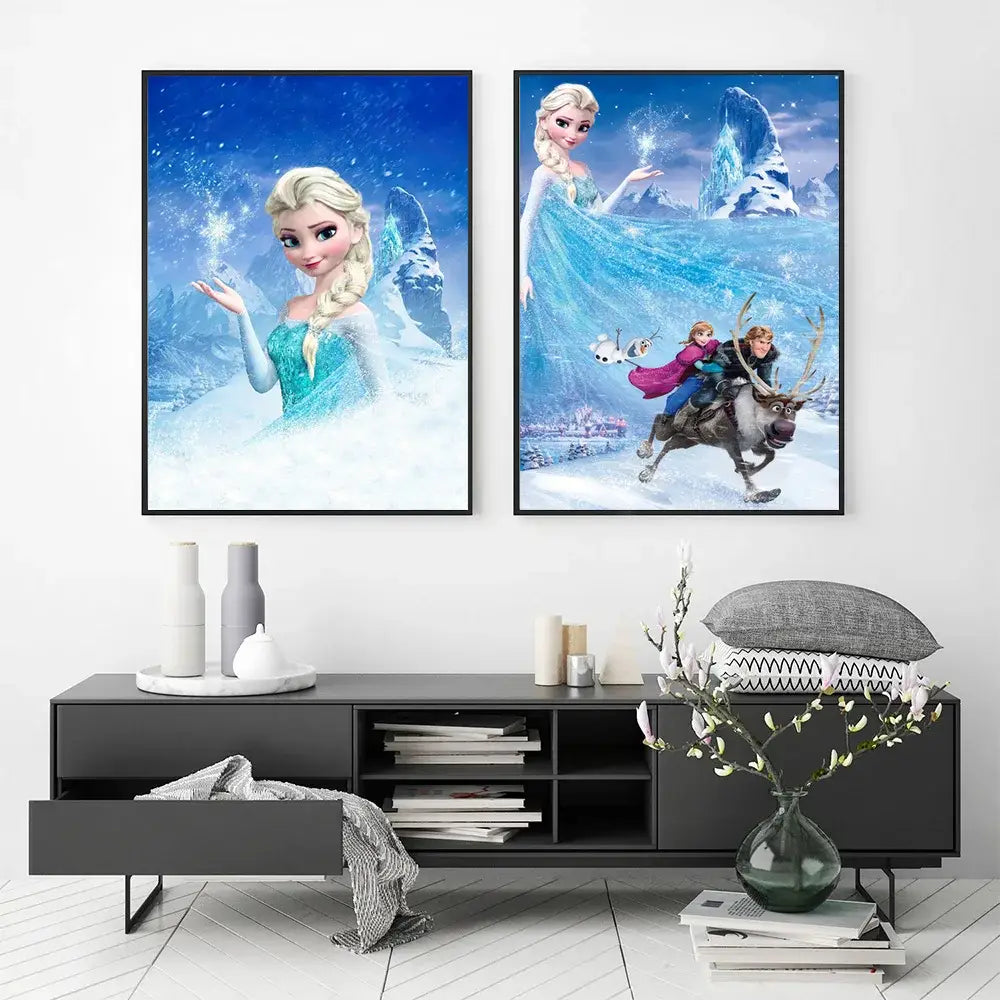 Disney Frozen Anna & Elsa Canvas Art