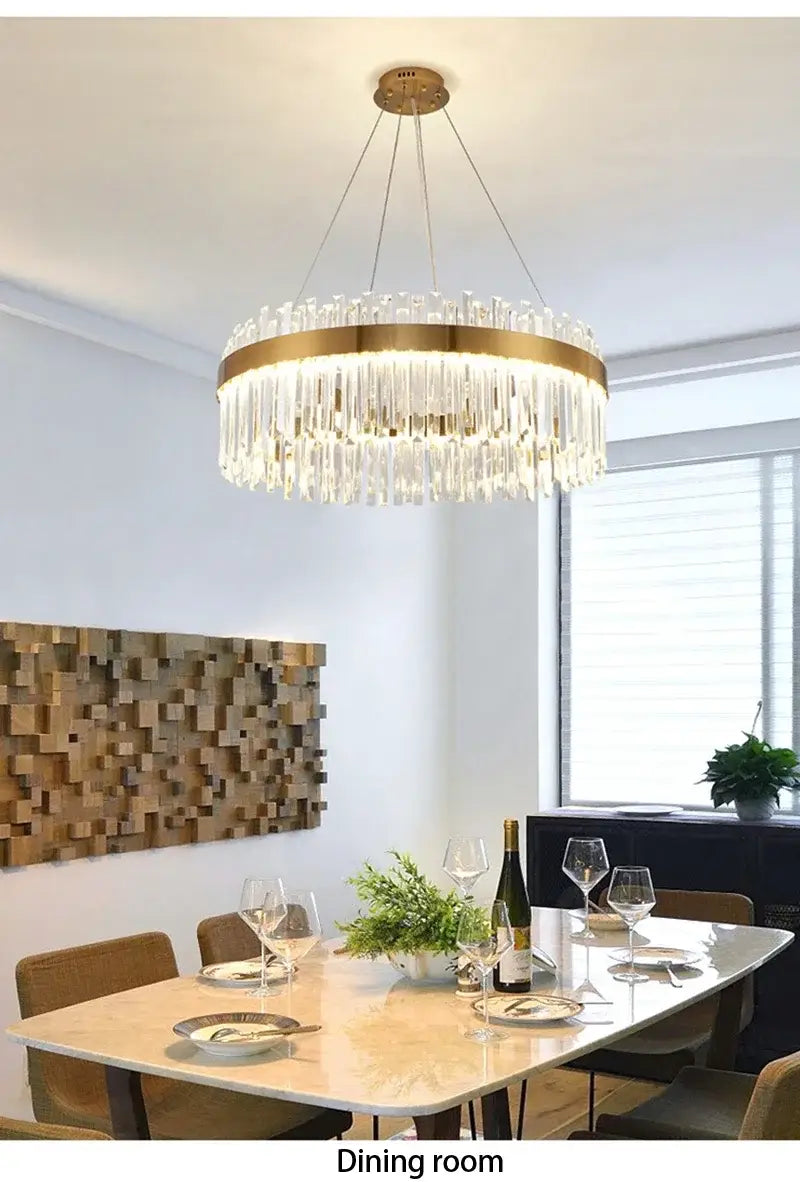 Crystal Pendant Chandelier for Home Decor