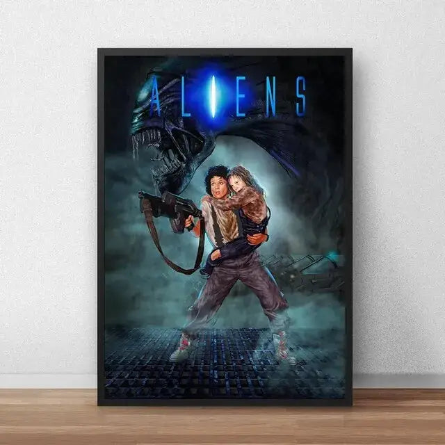 Alien Movie Poster Canvas Painting
