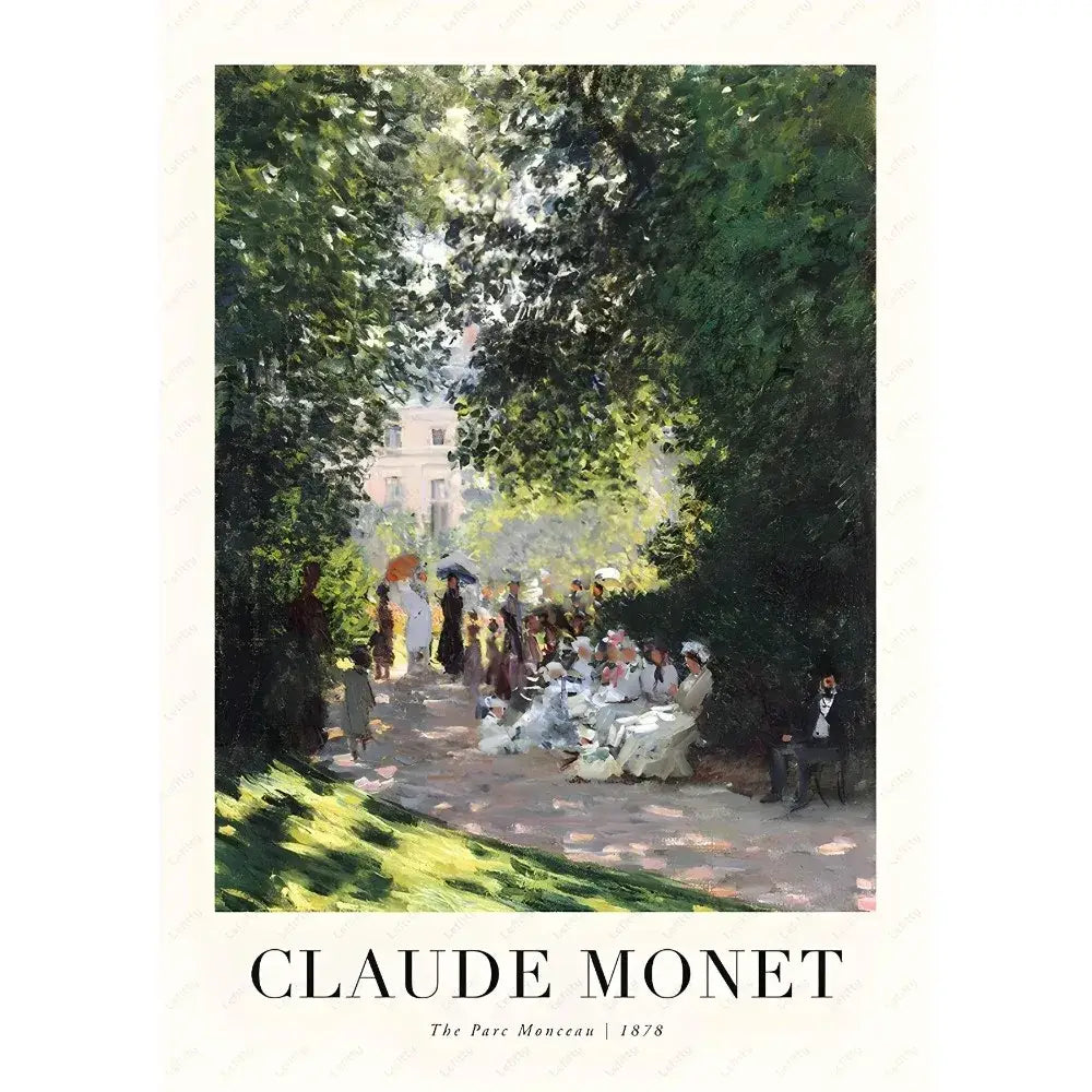 Monet Wildflower Poster Print for Home Decor