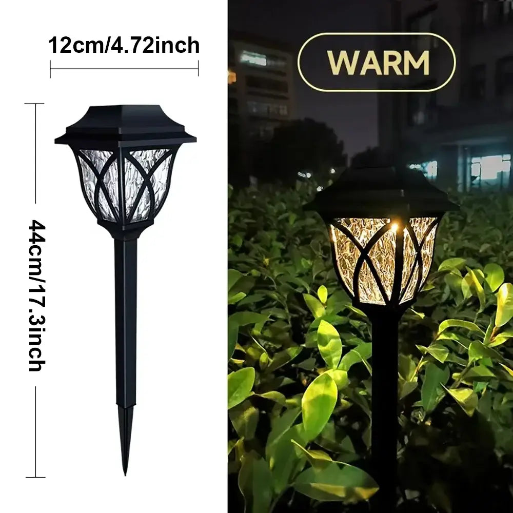 Solar Lawn Lights Set for Outdoor Garden
