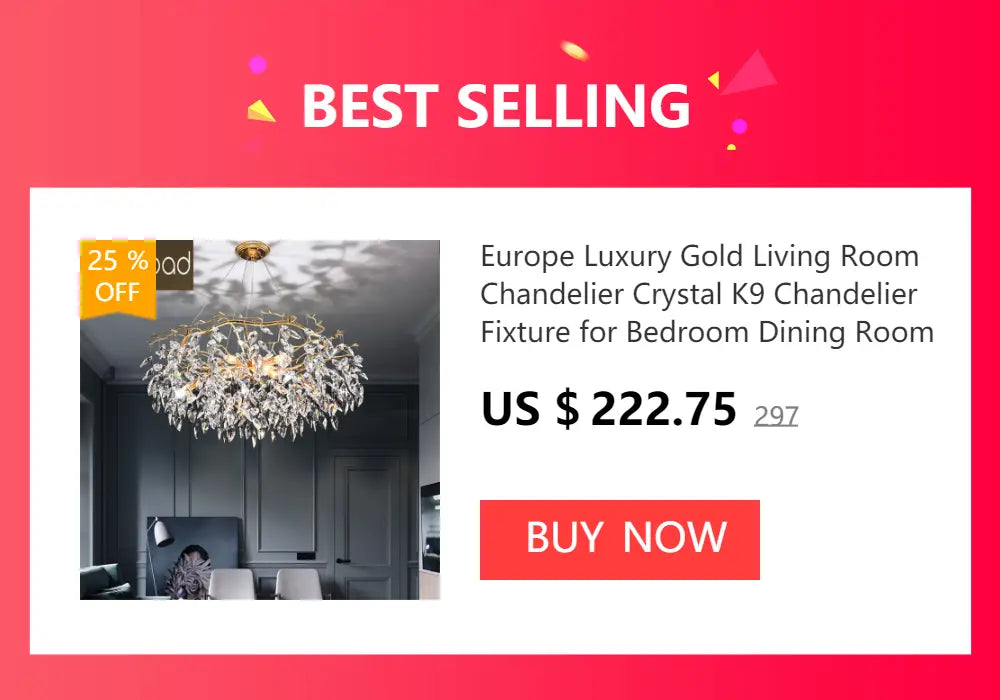 Chrome Rectangular Crystal Chandelier Light Fixture