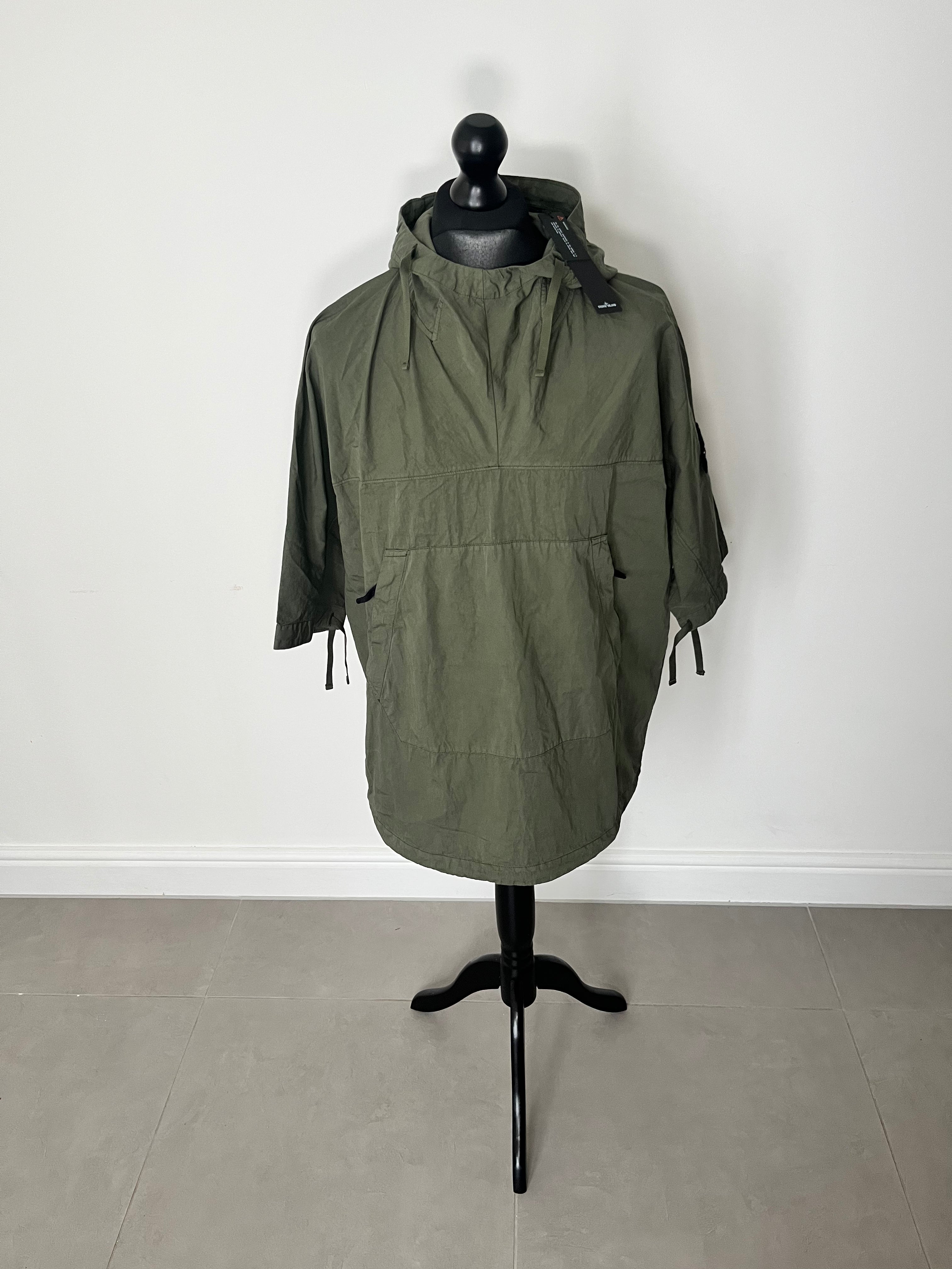 image of Stone Island Short Sleeve Anorak (Olive)