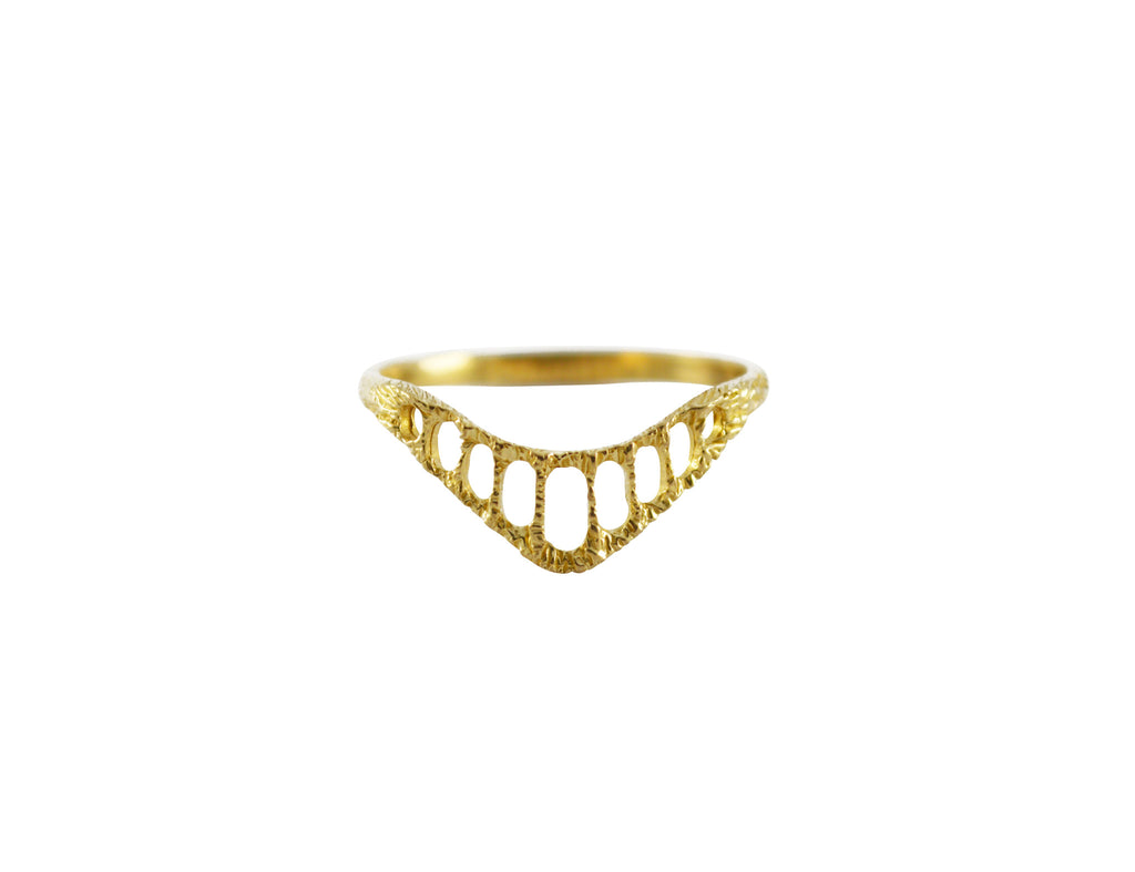 Pinnacle Ring | Intricate Chevron Ring | Stacking Ring – Stefanie Sheehan