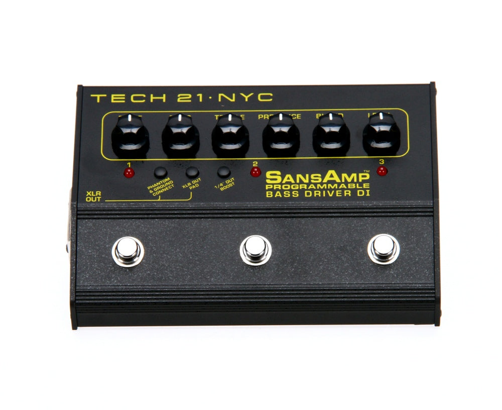 Tech 21 BSDR-V2 SansAmp Bass Driver DI V2 Pedal – Jubal Store