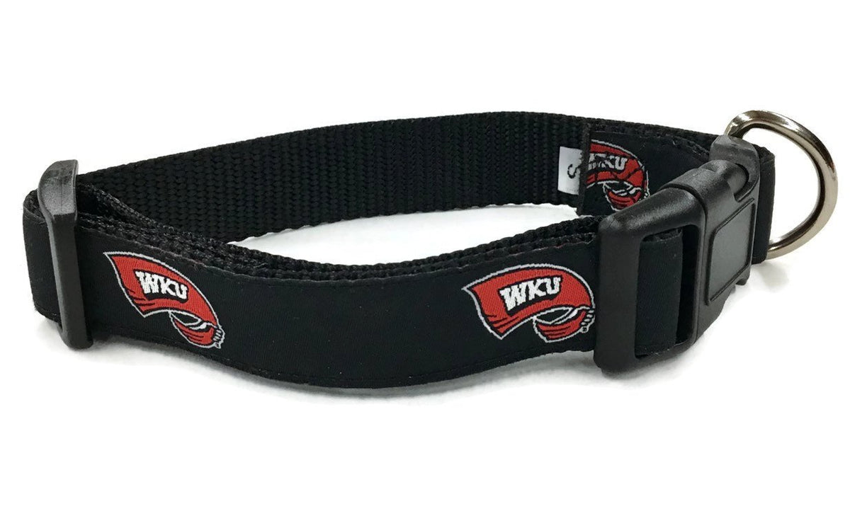 Western Kentucky University ribbon nylon WKU Dog Collar – Tackle & Hollar