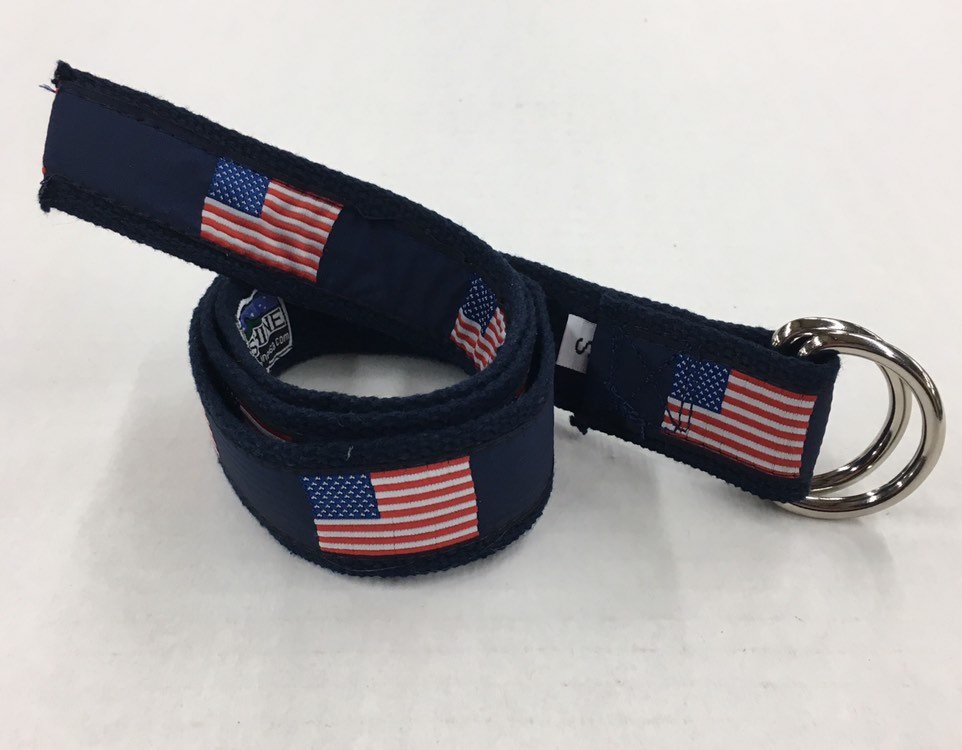 USA Flag American Flag D Ring Belt – Tackle & Hollar
